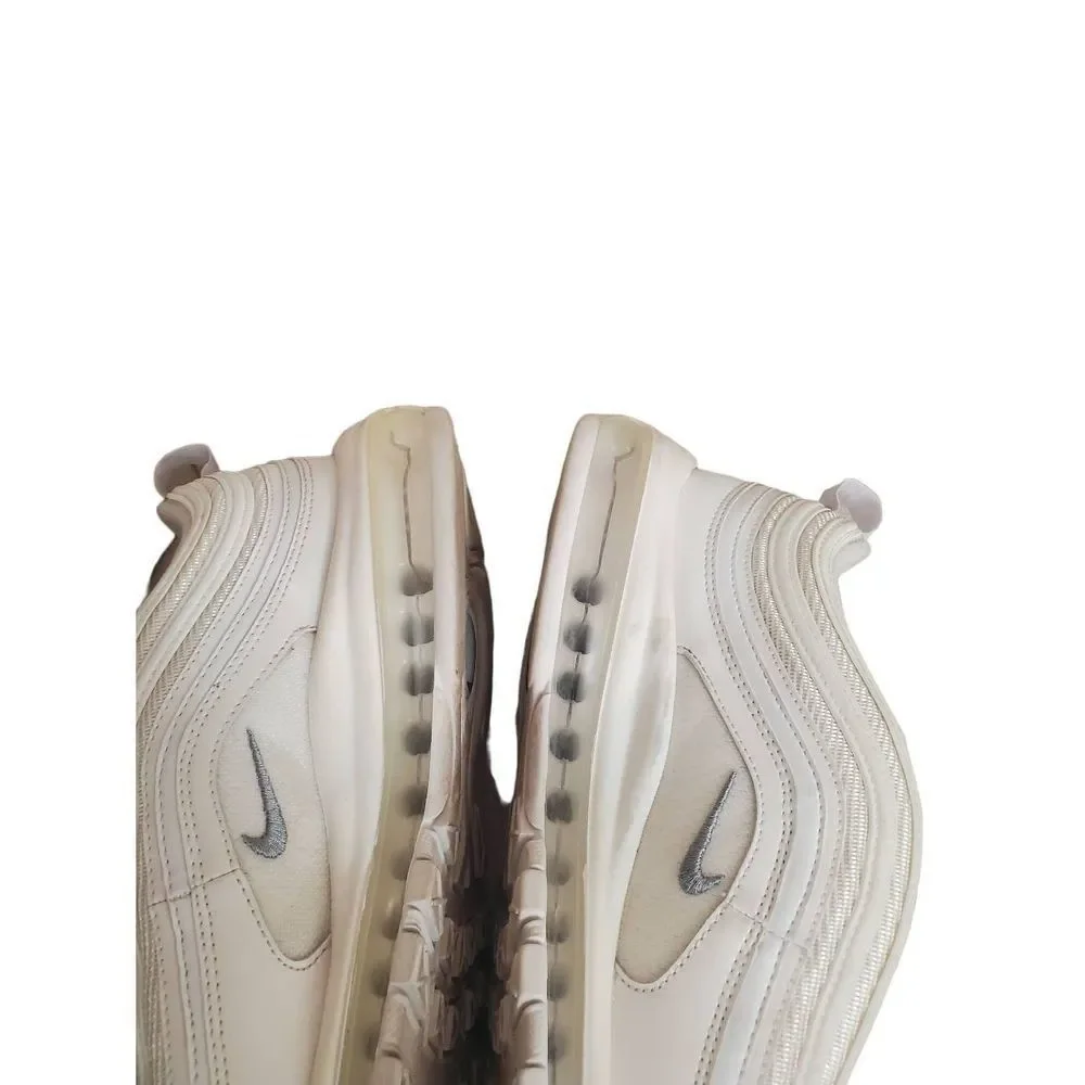 Nike Men's White Air Max 97 Lace-Up Casual Athletic Sneaker Shoes Size 11 - Picture 9 of 12